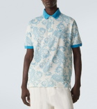 Etro Roma paisley cotton polo shirt