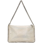 Stella McCartney Off-White Holographic Falabella Shoulder Bag