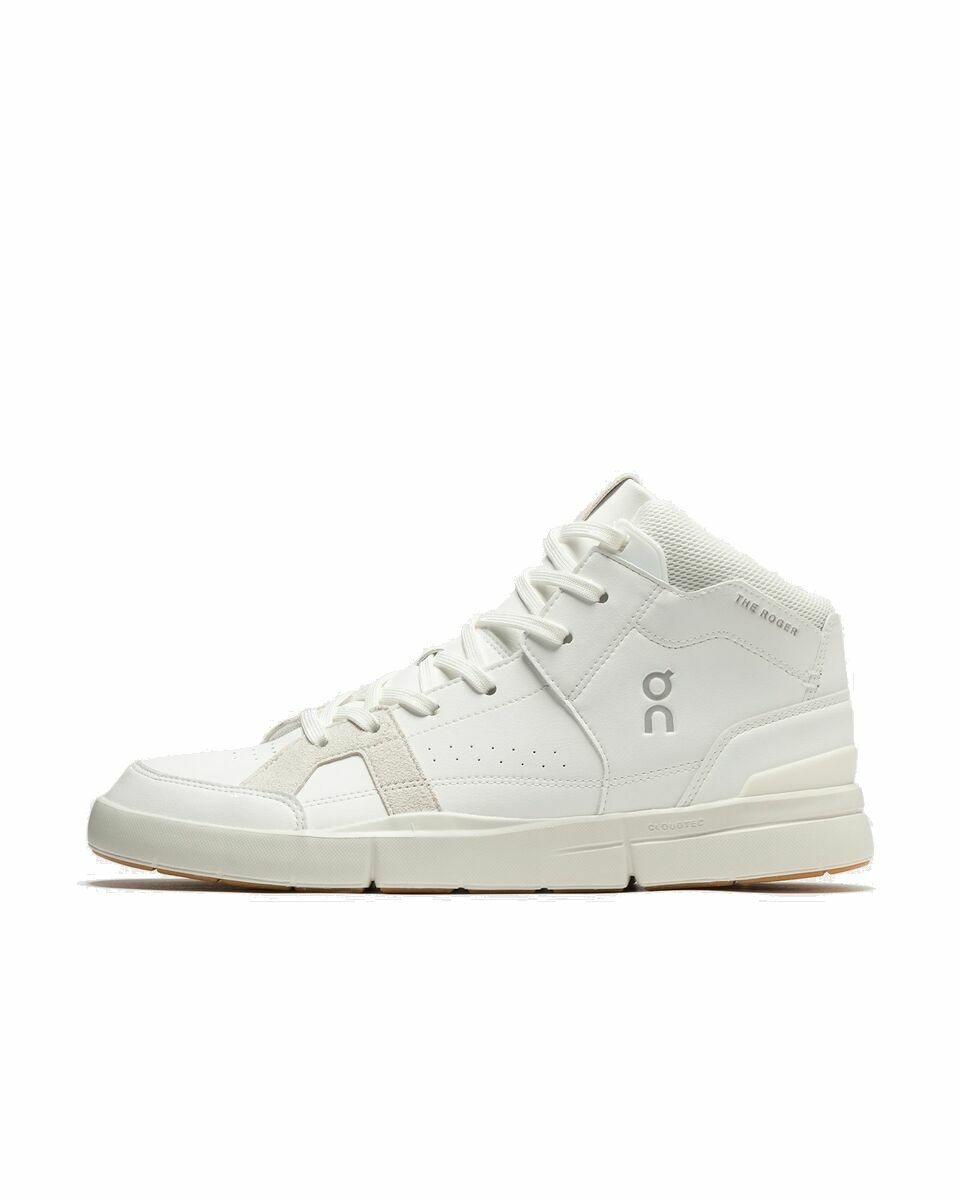 Photo: On The Roger Clubhouse Mid White - Mens - High & Midtop