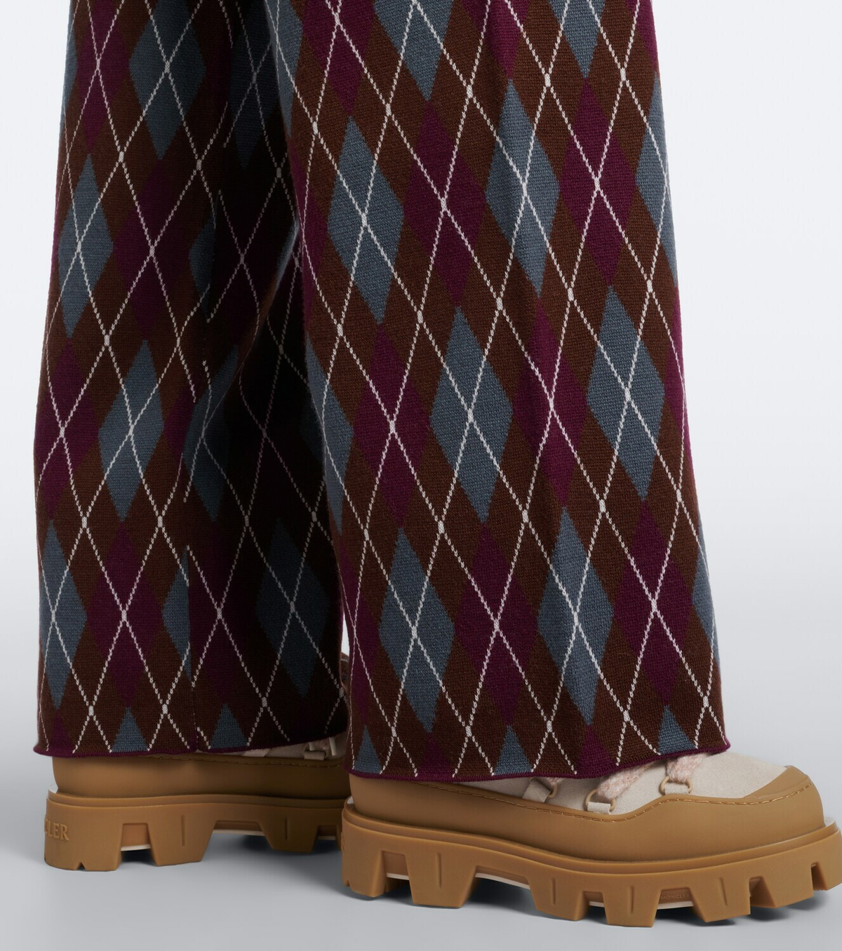 Perfect Moment Argyle wool wide-leg pants