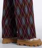 Perfect Moment Argyle wool wide-leg pants