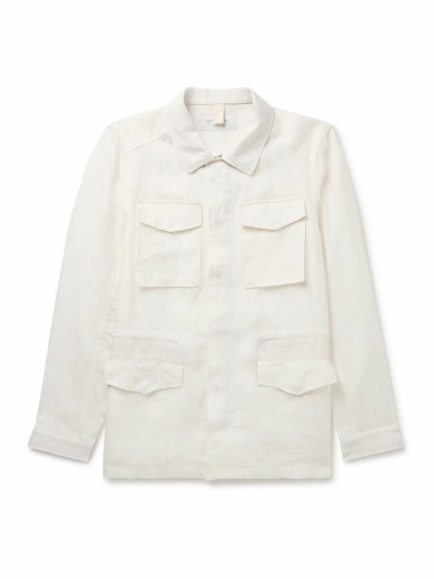 Photo: Richard James - Linen Field Jacket - White