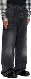 We11done Black Distressed Jeans