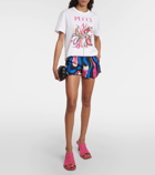 Pucci Logo printed cotton jersey T-shirt