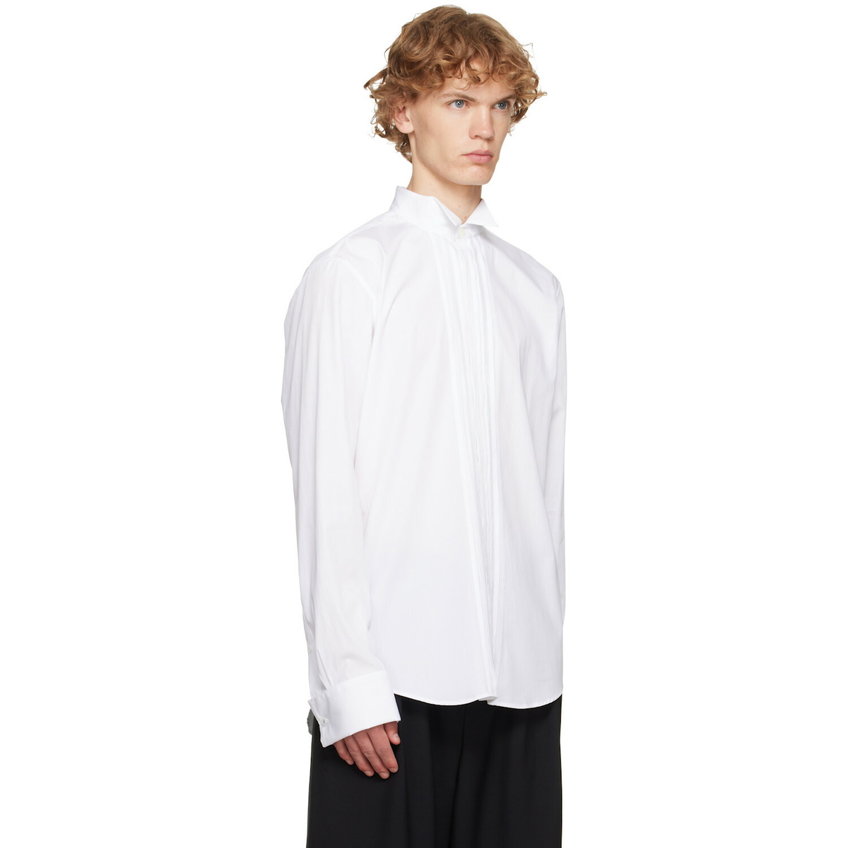 Dries Van Noten White Cotton Shirt