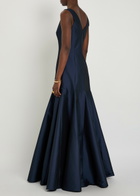 Bernadette Aurelia Taffeta Gown Navy