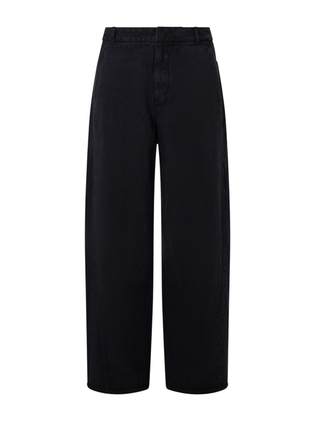 Photo: Amomento - Cotton Wide-Leg Jeans - Black