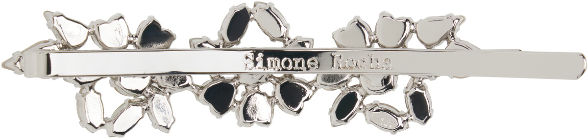 Simone Rocha Green Heartbloom Hair Clip