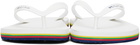 PS by Paul Smith White Dale Flip Flops