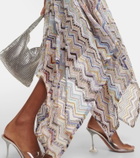 Missoni Mare Zig Zag lamé beach dress