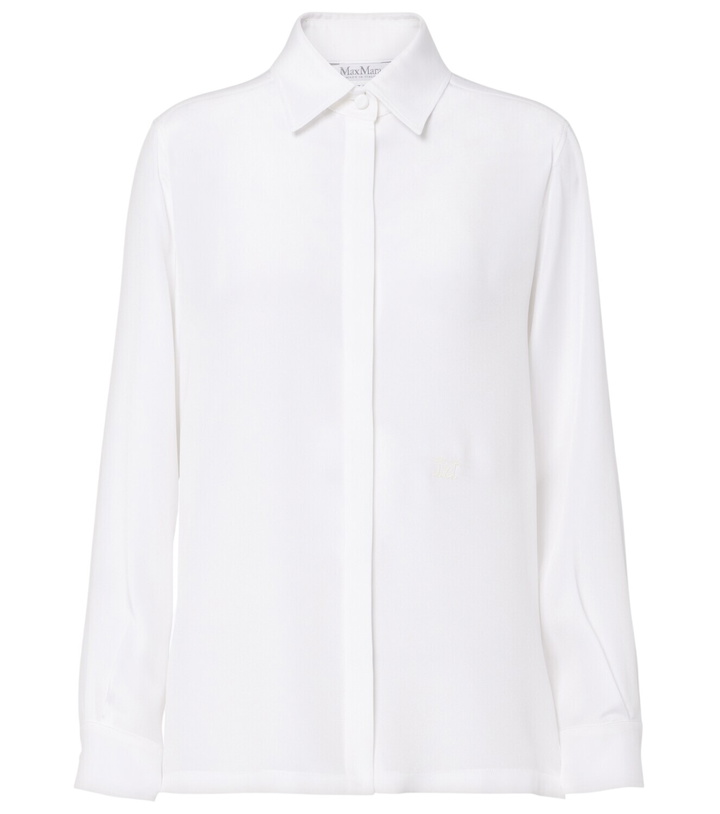 Photo: Max Mara Silk crêpe de chine shirt