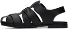 Bottega Veneta Black Alfie Sandals