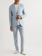 Paul Smith - Virgin Wool, Linen and Silk-Blend Suit Jacket - Blue