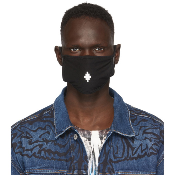 Photo: Marcelo Burlon County of Milan Black Cross Face Mask