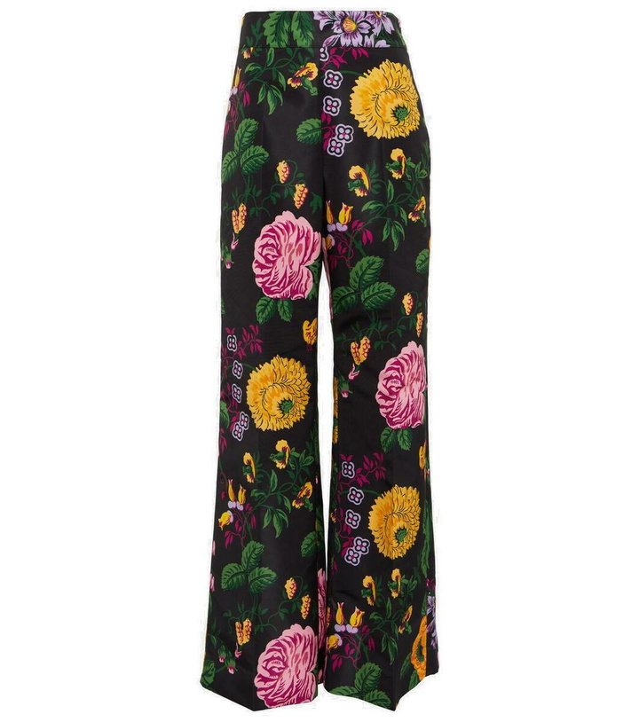 Photo: Carolina Herrera High-rise wide-leg floral pants