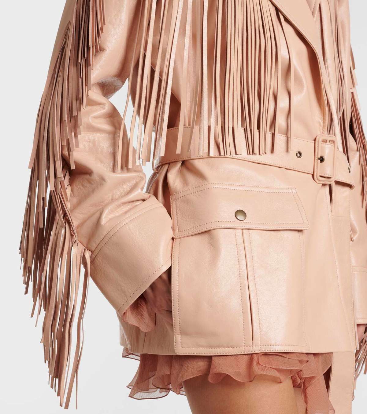 Chloe クロエ シルク サテン ジャケット 三越伊勢丹 | Chloē/クロエ通販 | シャイニーレザー製CHLOÉ