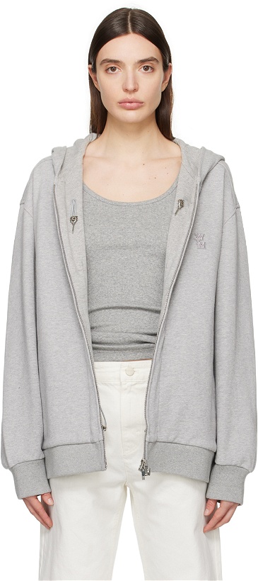 Photo: Wooyoungmi Gray String Hoodie