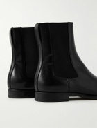 The Row - Novus Leather Chelsea Boots - Black