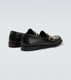 McQueen Wishbone leather loafers
