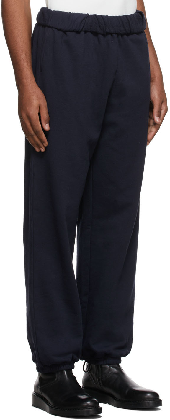 Dion Lee Navy Cotton Lounge Pants