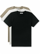 CDLP - Three-Pack Lyocell and Pima Cotton-Blend Jersey T-Shirts - Neutrals