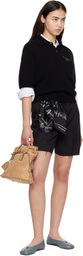 Maison Margiela Black Foulard Scarf