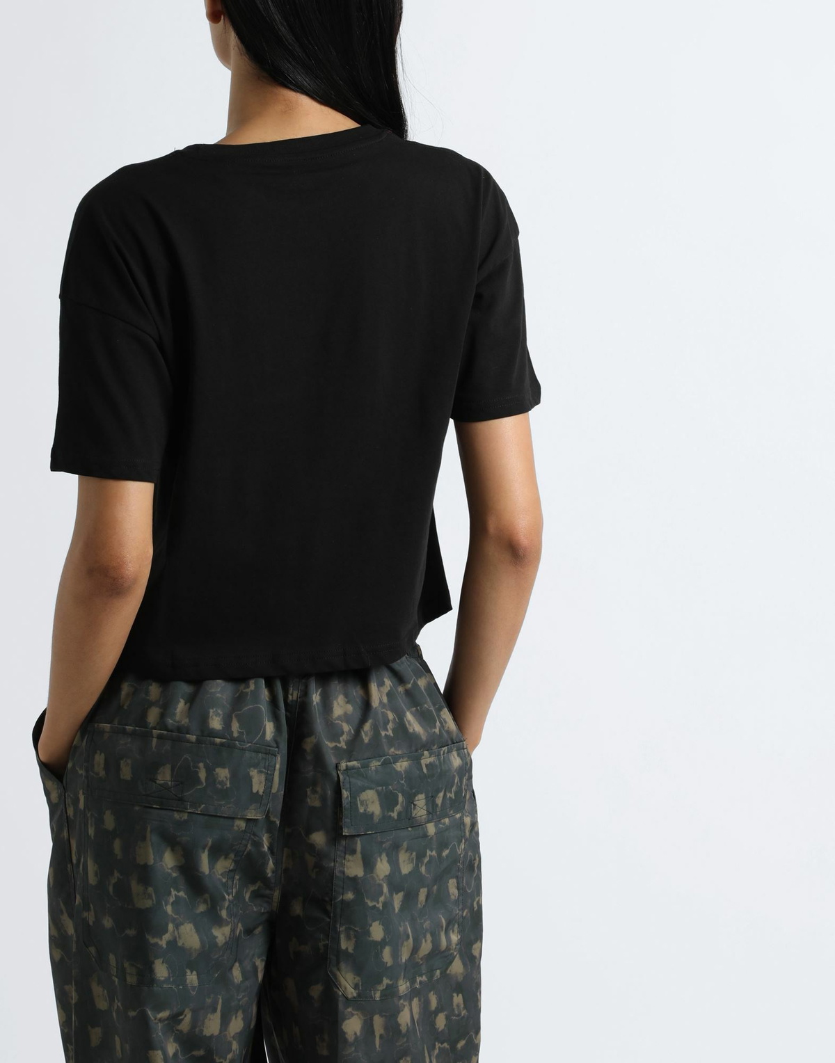 Alpha Industries Womens T-shirt in Black