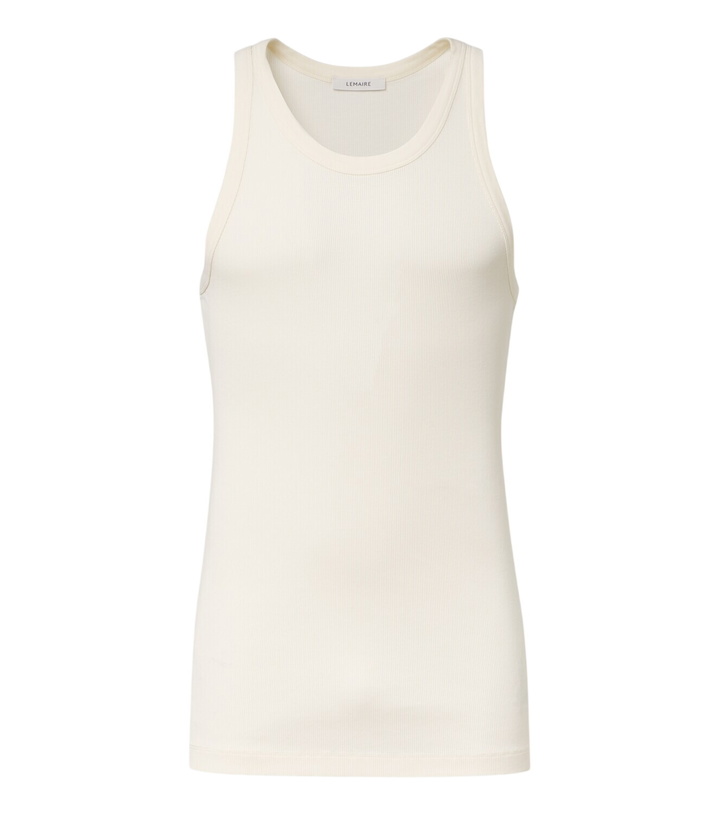 Photo: Lemaire Ribbed-knit cotton tank top