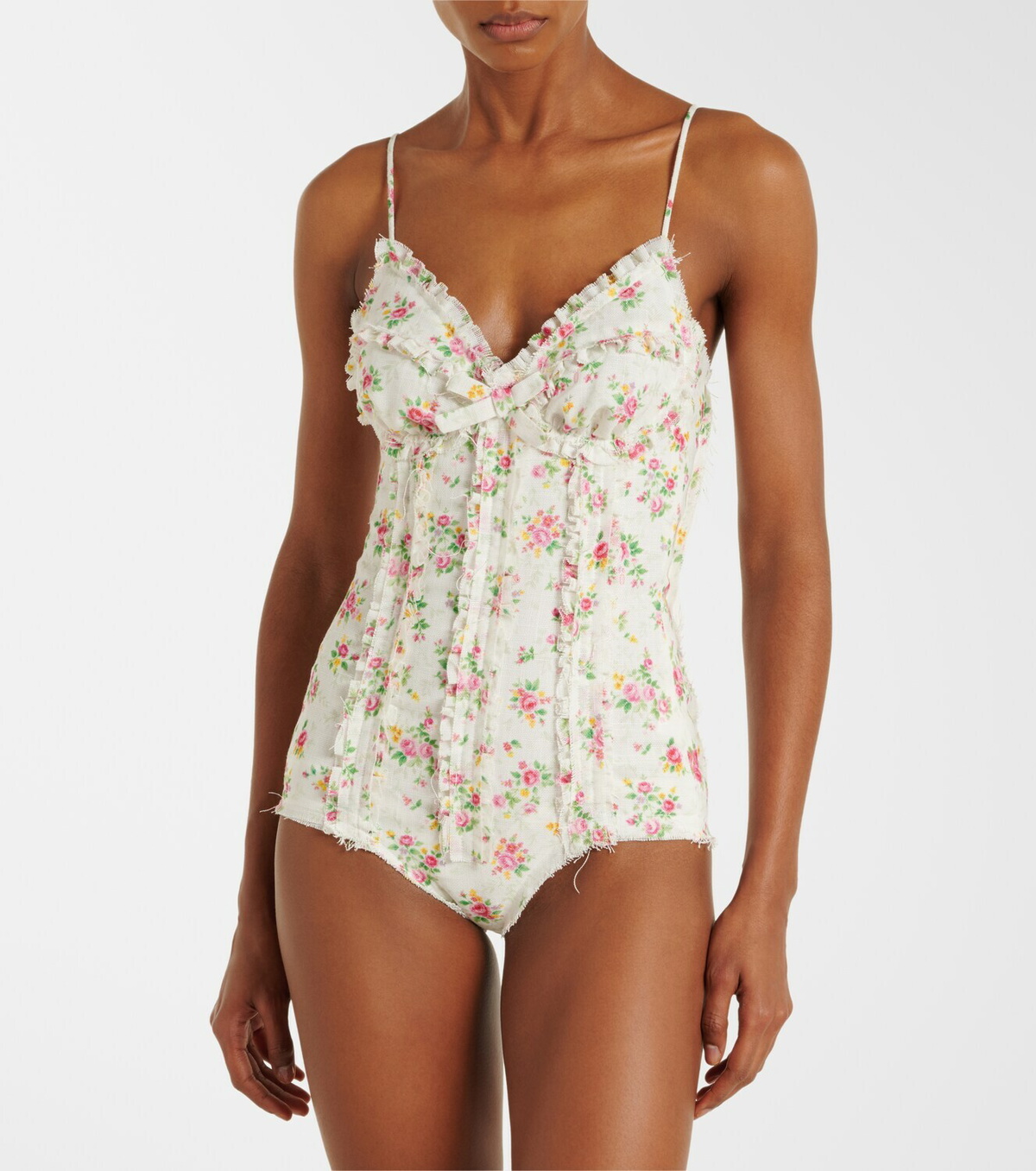 Shushu/Tong Floral bodysuit