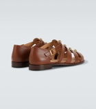 Valentino Garavani Studded leather fisherman sandals