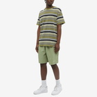 Nike Men's Solo Swoosh Woven Short in Oil Green/White