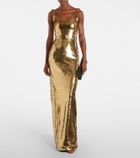 Monique Lhuillier Sequined gown