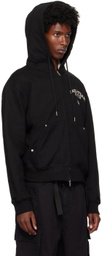 Kijun Black Rivet Zip Hoodie