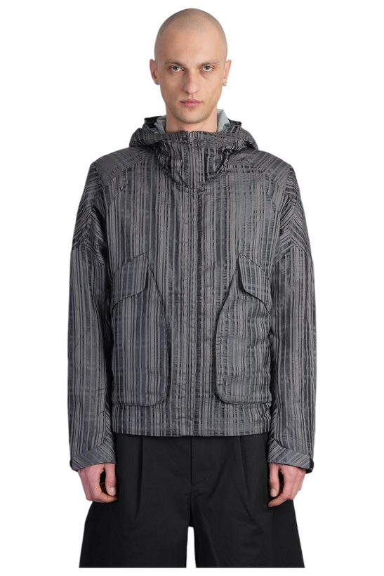 Photo: J.L-A.L Eon Jacket Casual Jacket In Grey Cotton