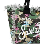 MC2 Saint Barth Camouflage Starfish Cotton Canvas Vanity Tote Bag