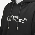 Off-White Men's Bookish Skate Popover Hoodie in Black