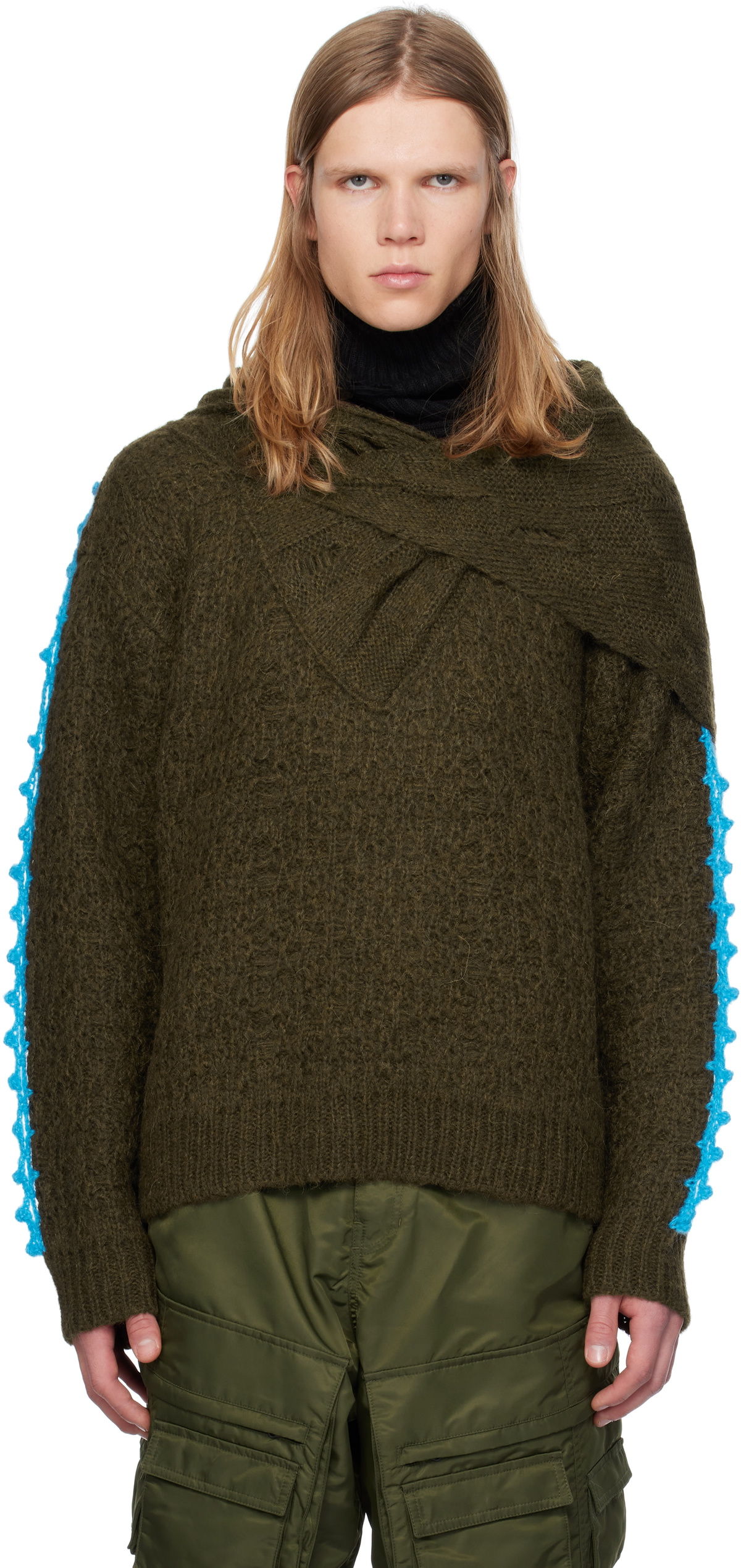 【Andersson Bell】 TASSEL SLEEVE OVERSIZED KNIT SWEATER ANDERSSON BELL - Foresk Mohair Blend Knit Sweater Andersson Bell