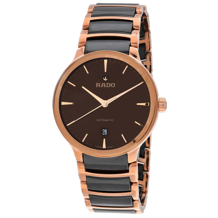 Photo: Rado Centrix Automatic Brown Dial Mens Watch R30017302