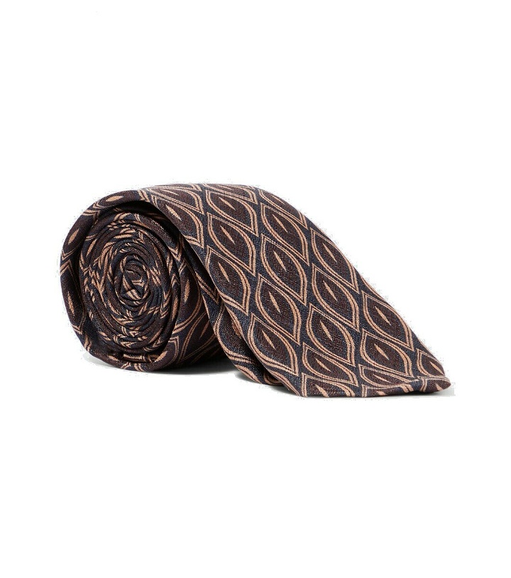Photo: Lardini Printed silk tie