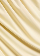 DE LA Vali Ravel Draped Stretch-jersey Mini Dress Cream