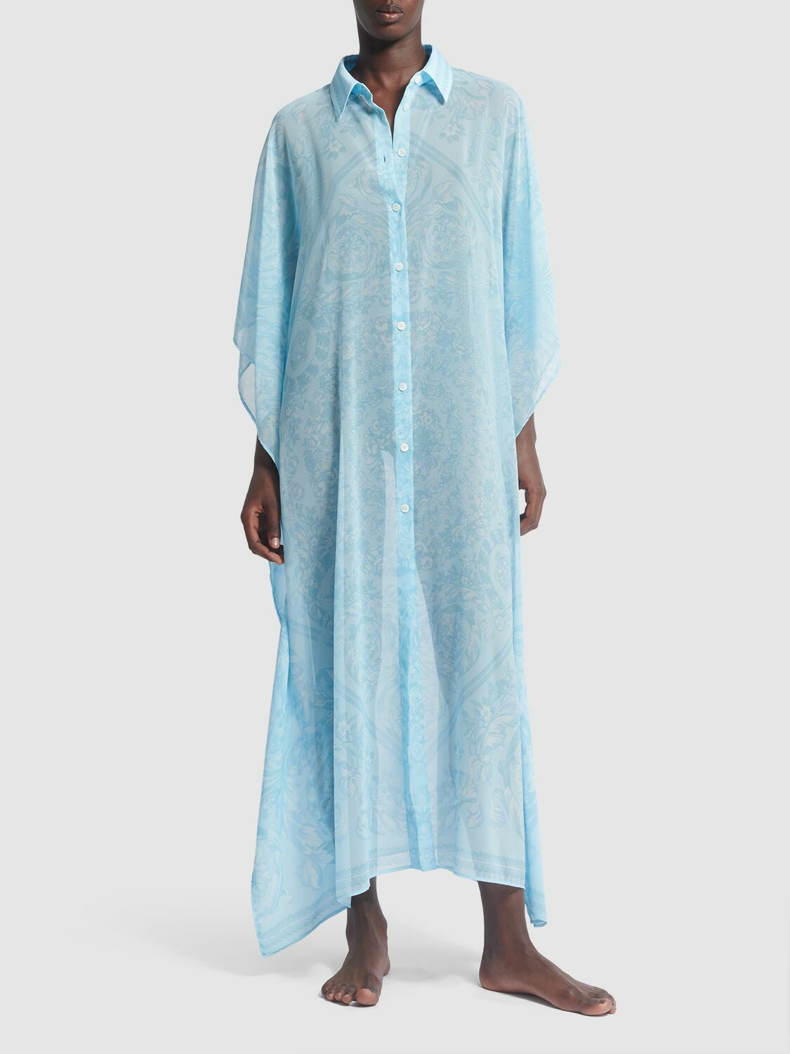 white christmas dresses Order Solid Peach Satin Ruffle Kaftan Dress for Women Now