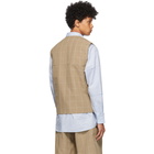 Jacquemus Beige Check Le Gilet Vest