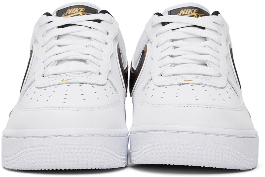 nike air force 1 low 07 essential white black gold