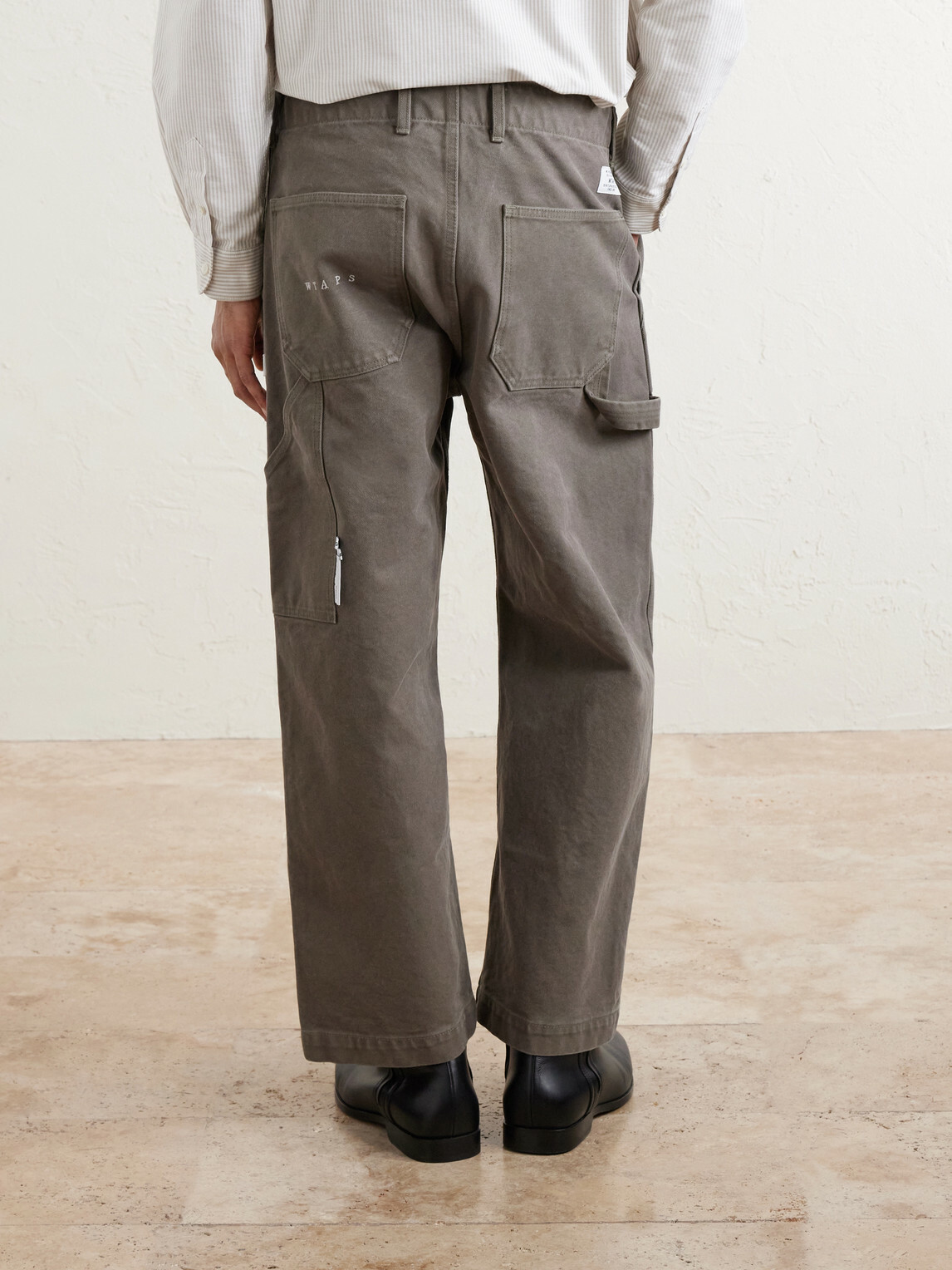 WTAPS - ARMSTG2501 Straight-Leg Cotton-Canvas Trousers - Brown