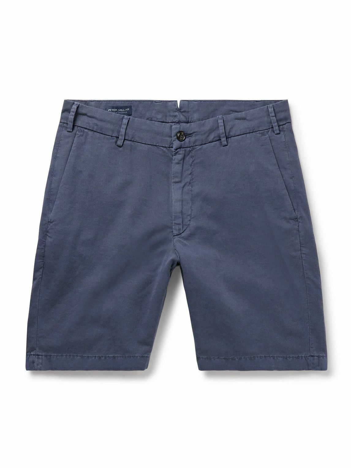 Peter Millar - Somerset Slim-Fit Cotton-Blend Twill Shorts - Blue