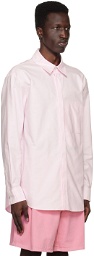 Wooyoungmi Pink Embroidered Shirt