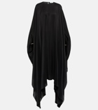 Alaïa Silk georgette kaftan maxi dress