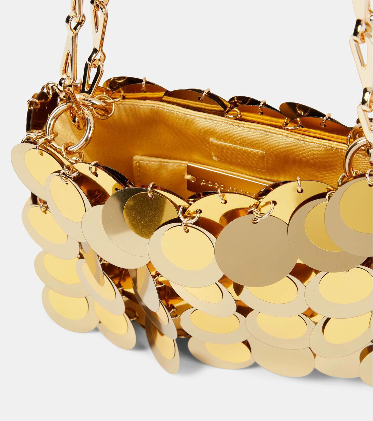 Rabanne Sparkle Nano sequined shoulder bag Paco Rabanne