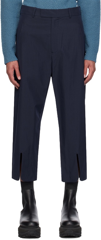 Photo: Craig Green Navy Vented Cuff Trousers
