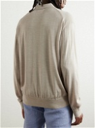 NN07 - Raymond 6584 Wool-Blend Polo Shirt - Neutrals